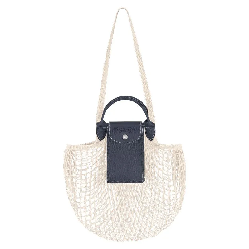 Le Pliage Collection L Mesh bag Navy - Canvas