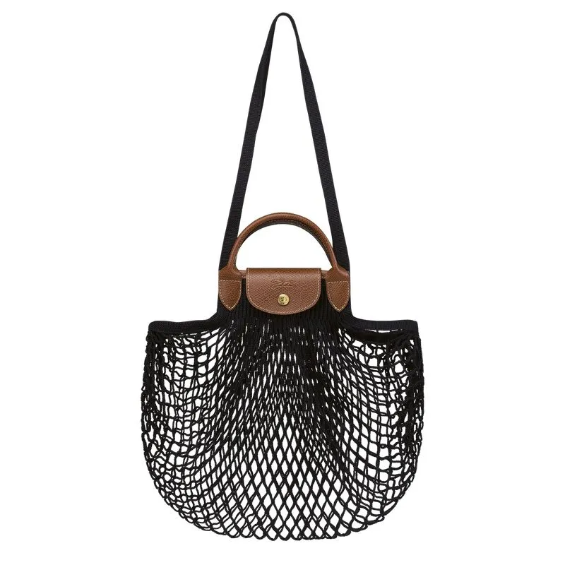 Le Pliage Filet L Mesh bag Black - Canvas