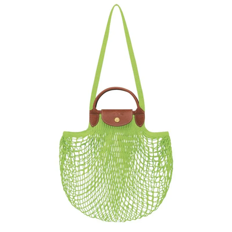 Le Pliage Filet L Mesh bag Green Light - Canvas
