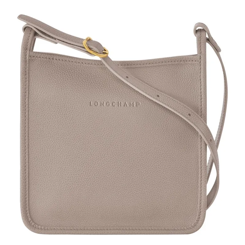 Le Foulonné S Crossbody bag Turtledove - Leather