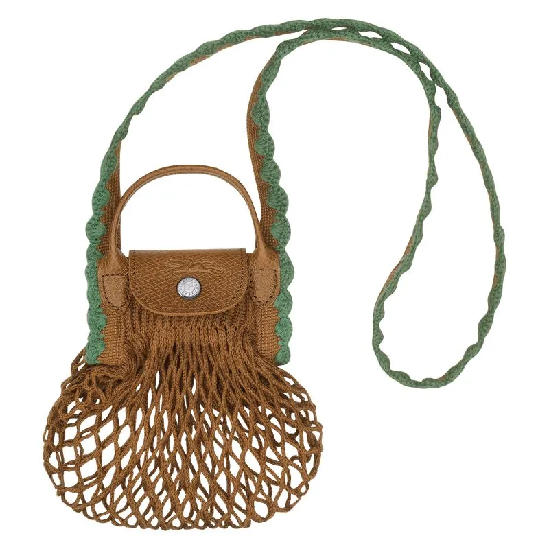 Le Pliage Collection XS Mesh bag Tobacco - Canvas