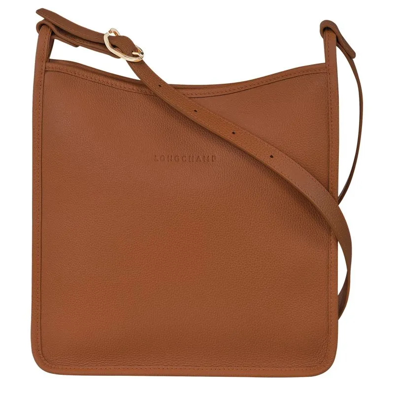 Le Foulonné M Crossbody bag Caramel - Leather