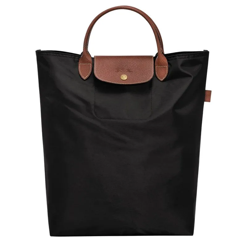 Le Pliage Original M Tote bag Black - Canvas