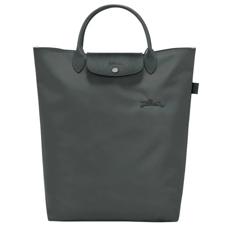 Le Pliage Green M Tote bag Graphite - Canvas