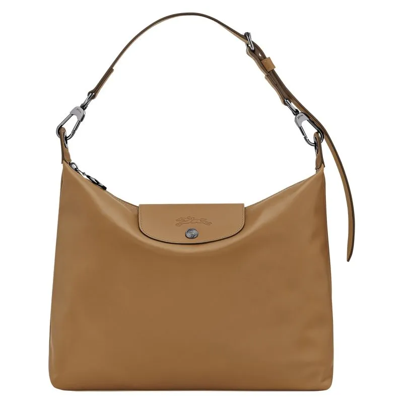 Le Pliage Xtra M Hobo bag Tobacco - Leather