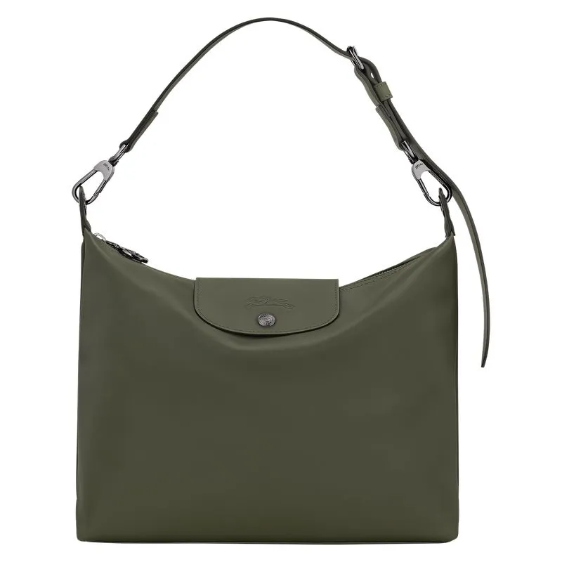 Le Pliage Xtra M Hobo bag Fir - Leather