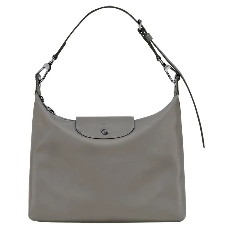 Le Pliage Xtra M Hobo bag Turtledove - Leather