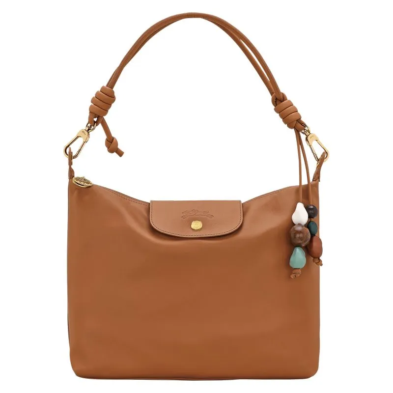 Le Pliage Xtra M Hobo bag Cashew - Leather