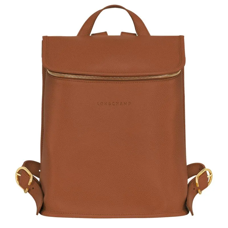 Le Foulonné M Backpack Caramel - Leather