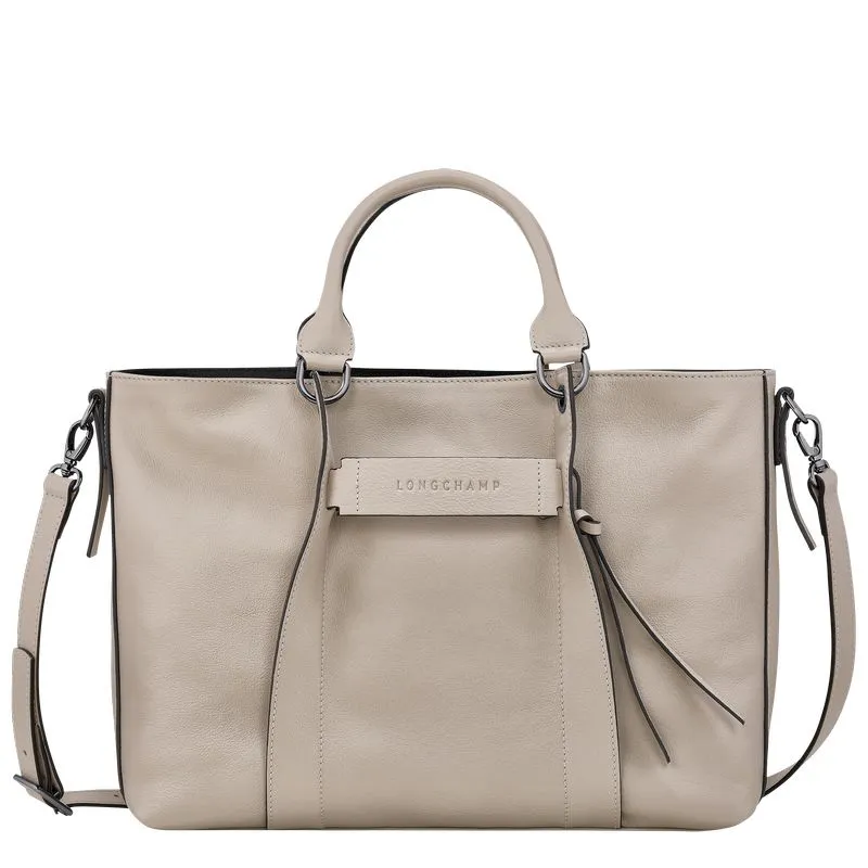 Longchamp 3D L Handbag Clay - Leather