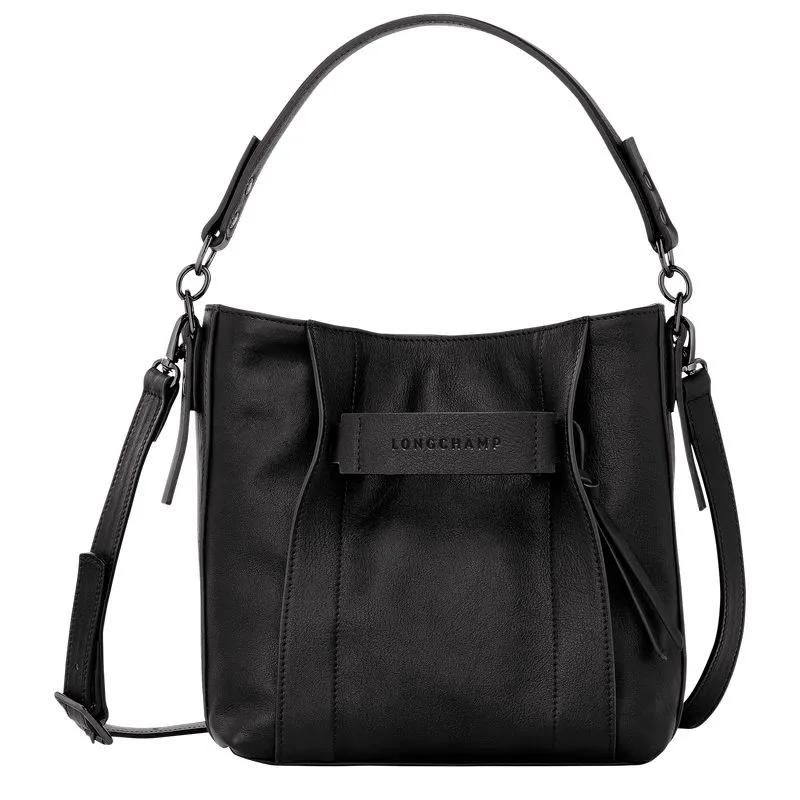 Longchamp 3D S Crossbody bag Black - Leather
