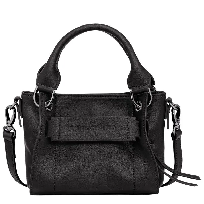 Longchamp 3D XS Handbag Black - Leather