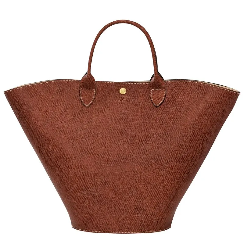 Épure XL Tote bag Brown - Leather