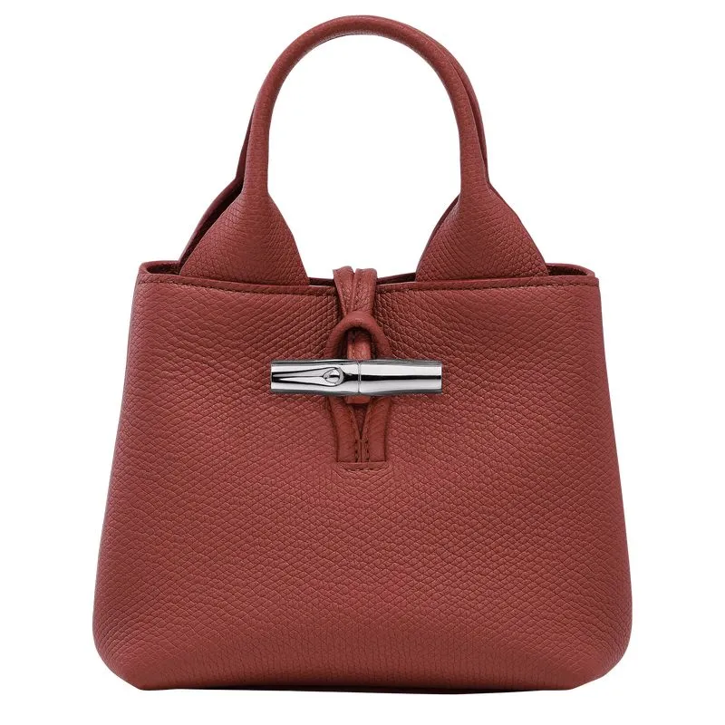 Le Roseau XS Handbag Chestnut - Leather