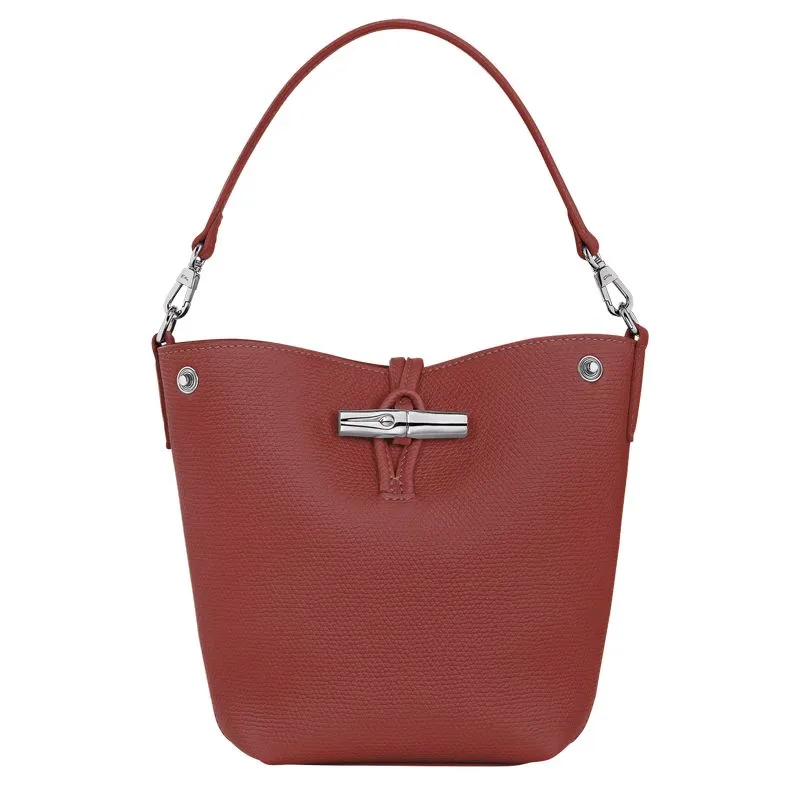 Le Roseau XS Bucket bag Chestnut - Leather