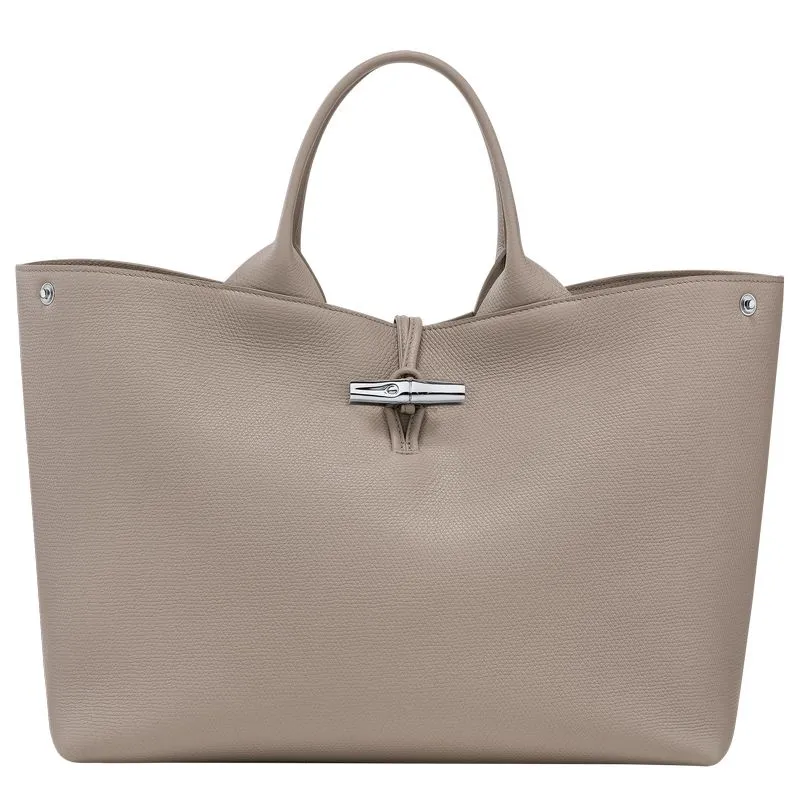 Le Roseau L Handbag Clay - Leather