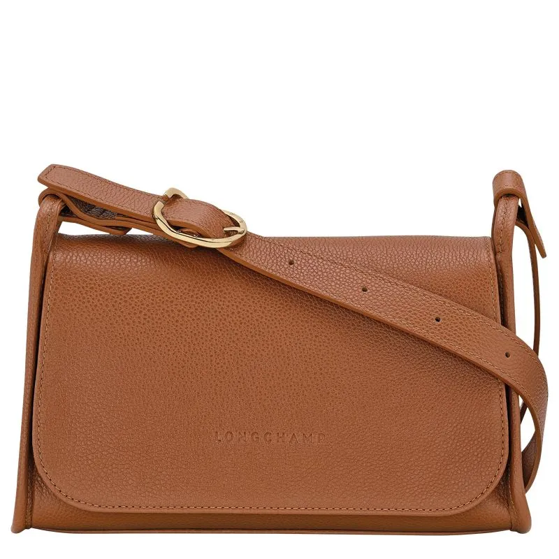 Le Foulonné M Crossbody bag Caramel - Leather