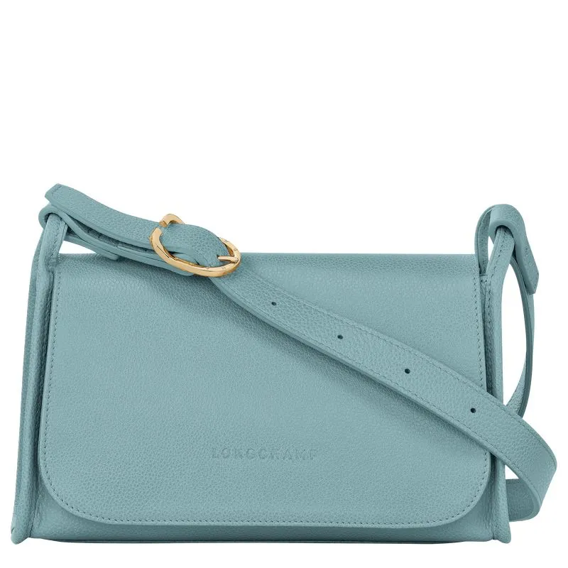 Le Foulonné M Crossbody bag Eucalyptus - Leather