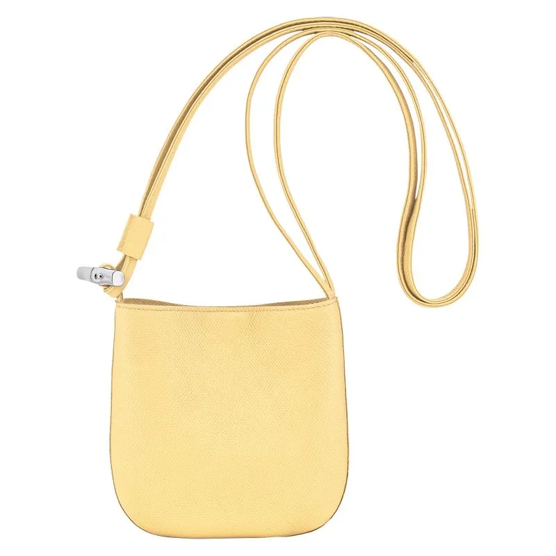 Le Roseau S Crossbody bag Yellow Chick - Leather