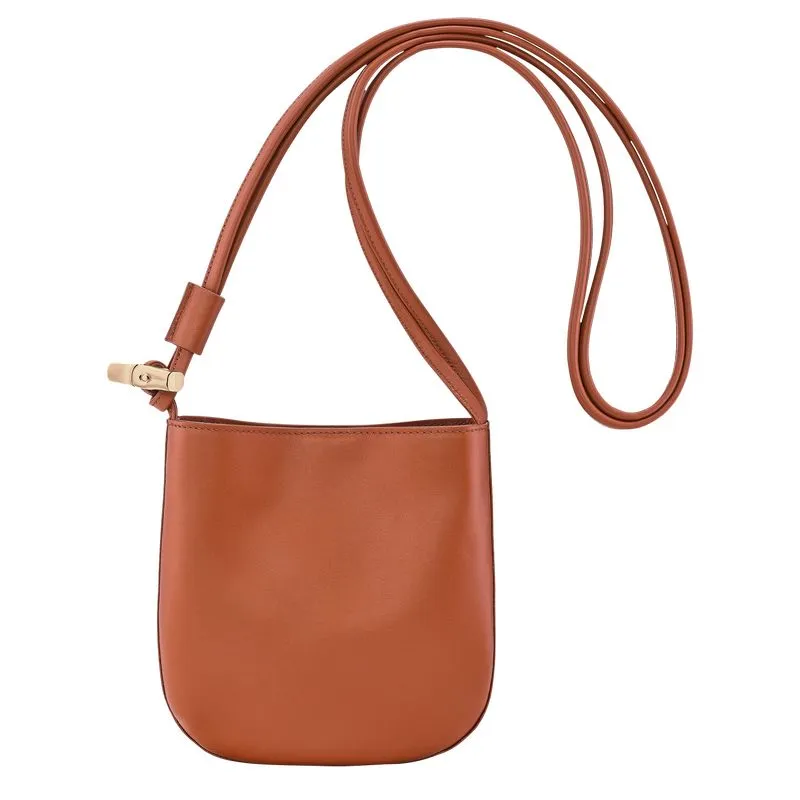 Le Roseau S Crossbody bag Bark - Leather