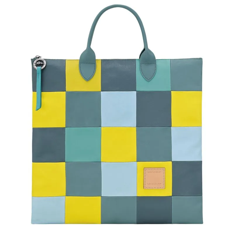 Re-Play L Handbag Eucalyptus - Leather