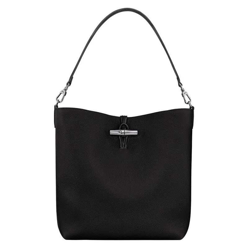 Le Roseau M Hobo bag Black - Leather
