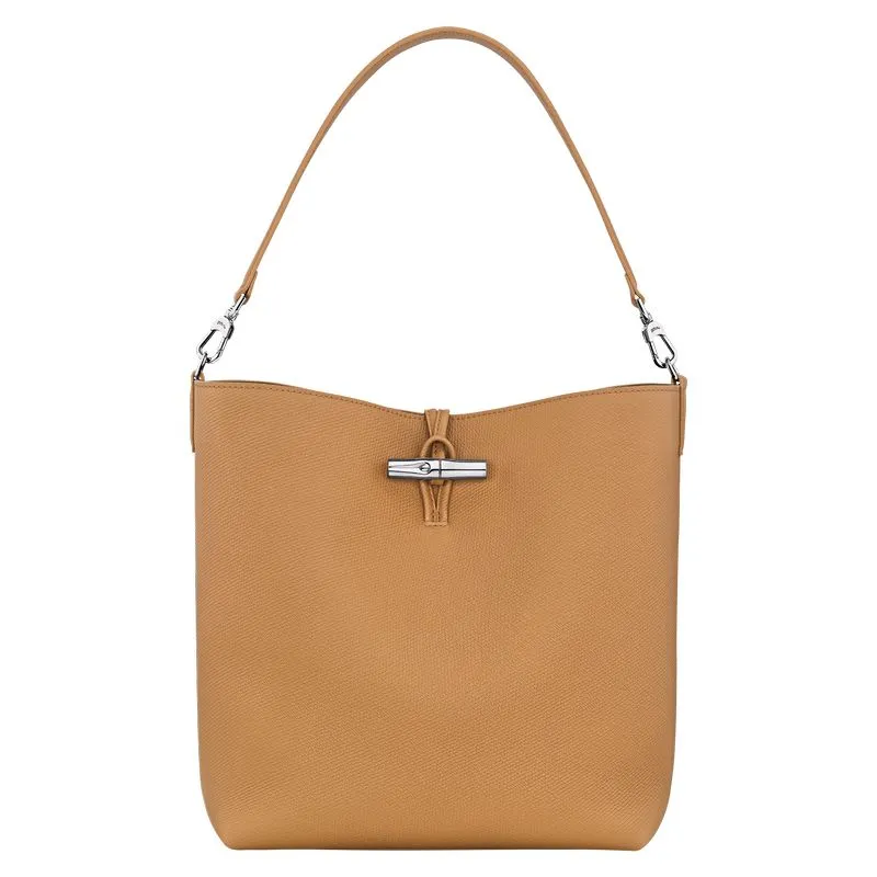 Le Roseau M Hobo bag Walnut - Leather