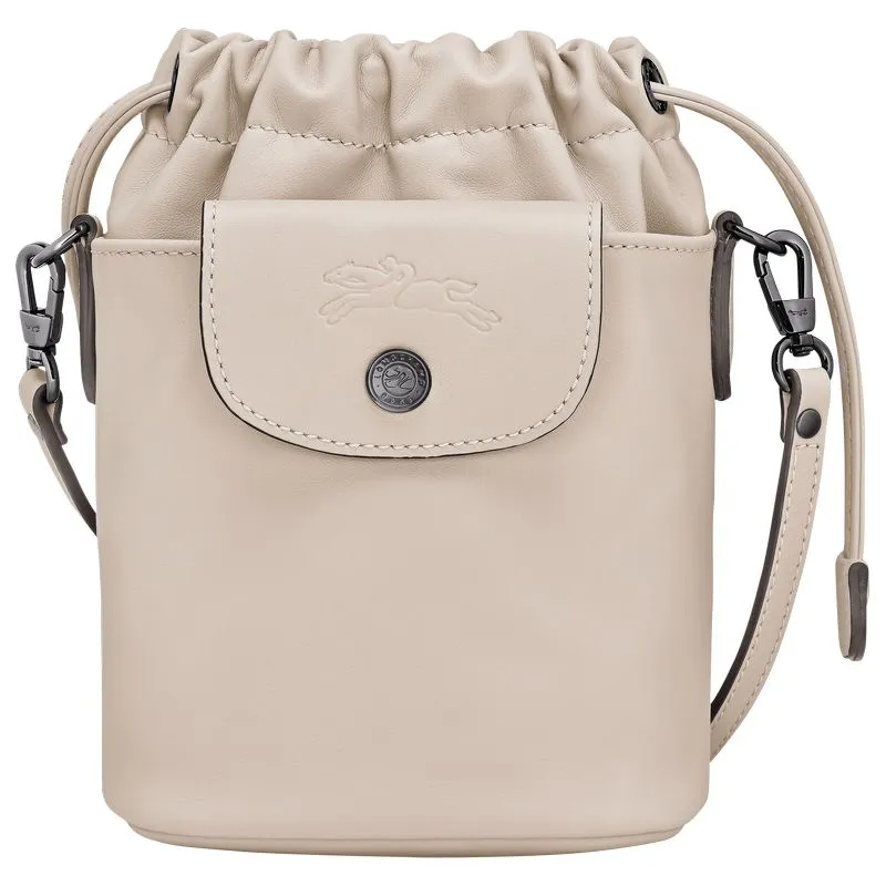 Le Pliage Xtra XS Bucket bag Paper - Leather