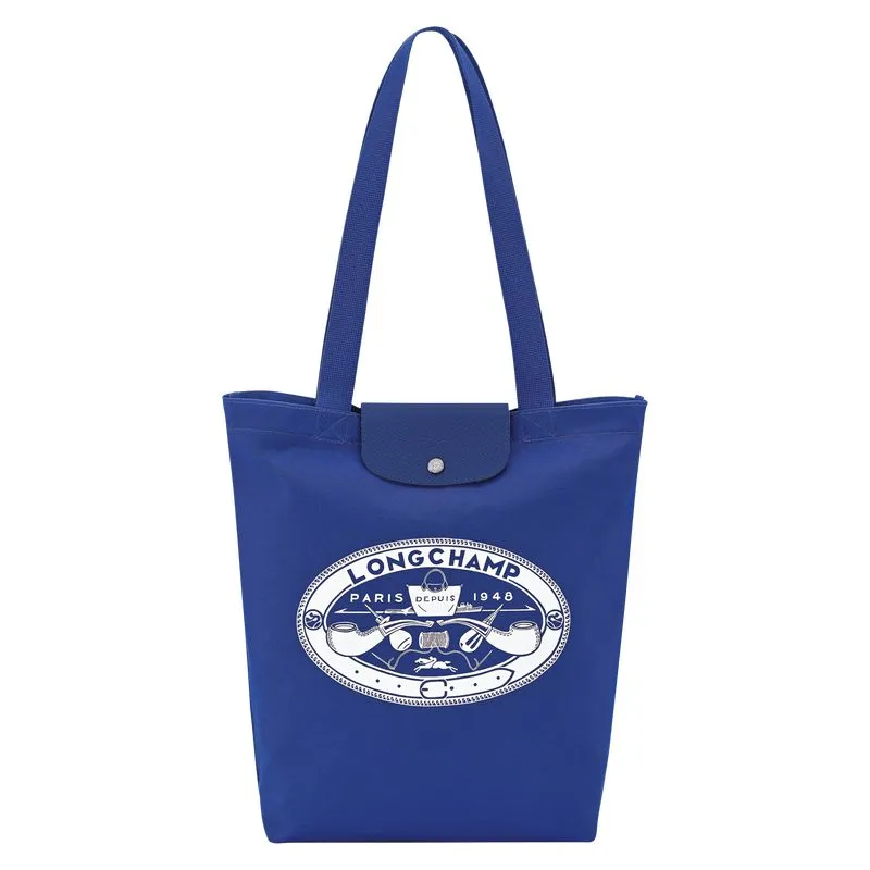 Le Pliage Collection M Tote bag Cobalt - Canvas