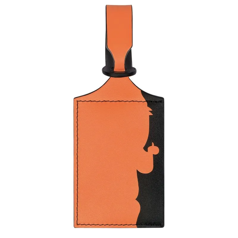 LGP Travel Luggage tag Orange - Leather