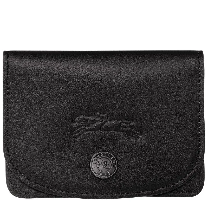 Le Pliage Xtra Card holder Black - Leather