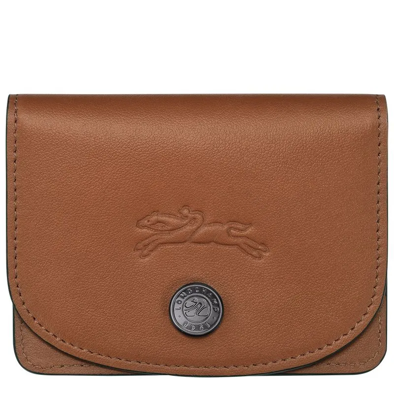 Le Pliage Xtra Card holder Cognac - Leather