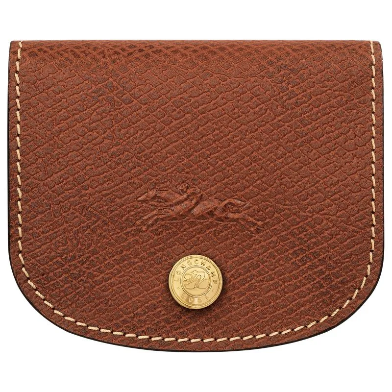 Épure Card holder Brown - Leather