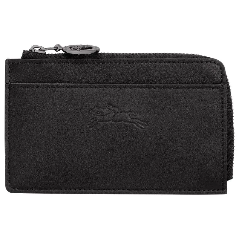 Le Pliage Xtra Card holder Black - Leather