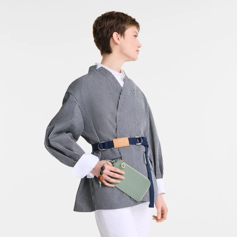 Le Pliage Xtra Pouch Celadon - Leather