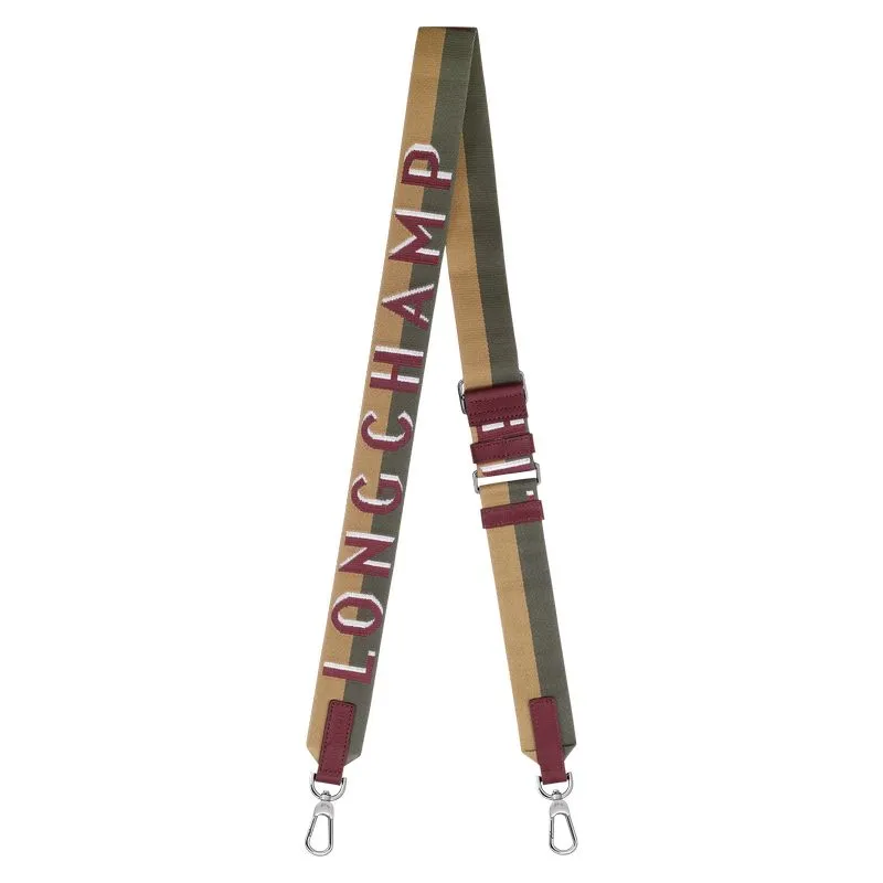 Longchamp Shadow Shoulder strap Pomegranate - Canvas