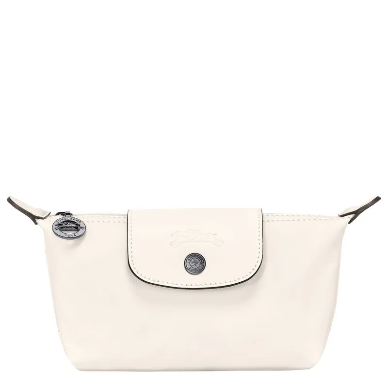 Le Pliage Xtra Pouch Ecru - Leather