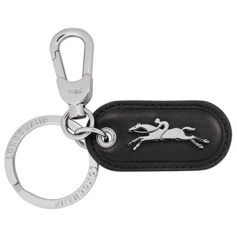 Le Pliage Xtra Key ring Black - Leather