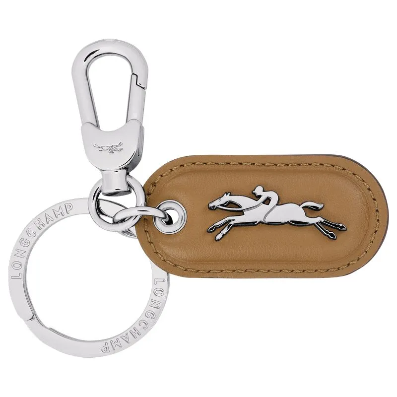 Le Pliage Xtra Key ring Tobacco - Leather