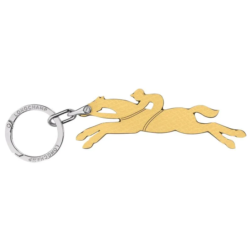 Le Pliage Original Key ring Yellow Chick - Leather
