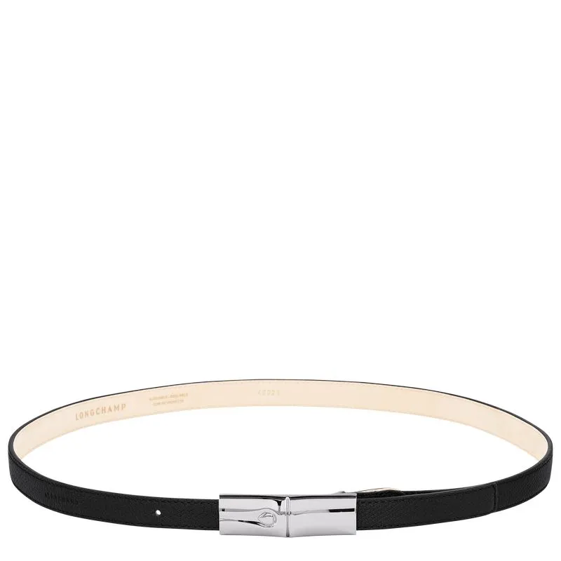Le Roseau Ladies' belt Black - Leather