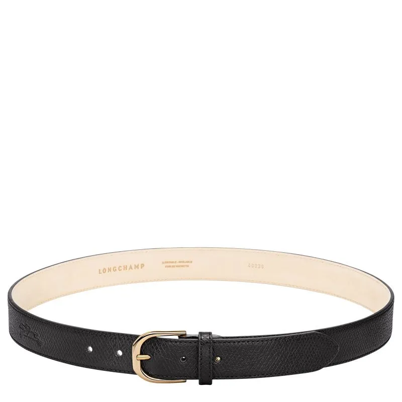 Le Pliage Original Ladies' belt Black - Leather