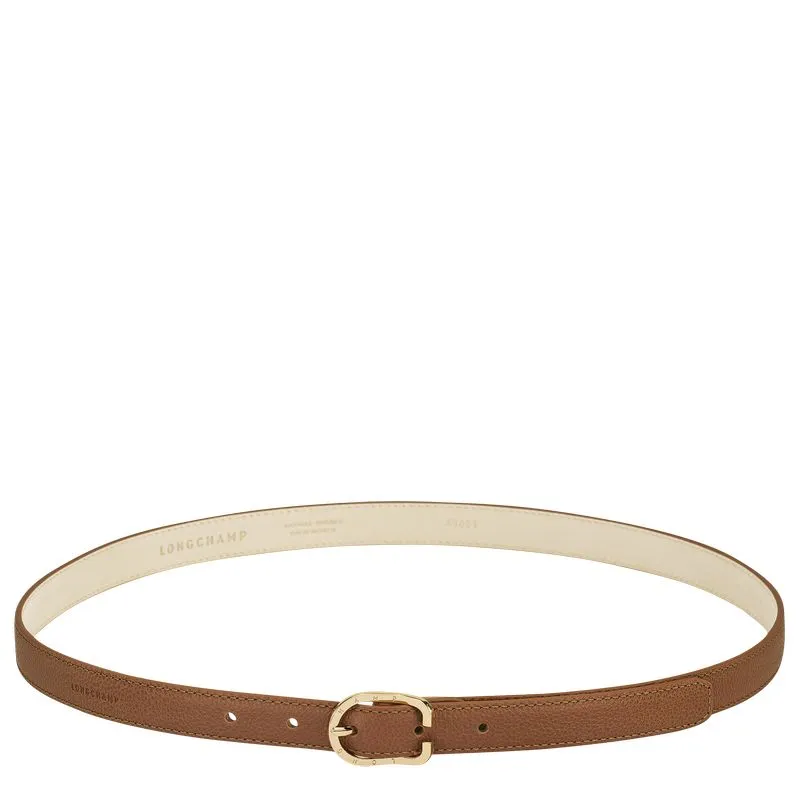 Le Foulonné Ladies' belt Caramel - Leather