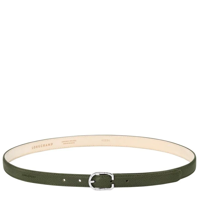 Le Foulonné Ladies' belt Khaki - Leather