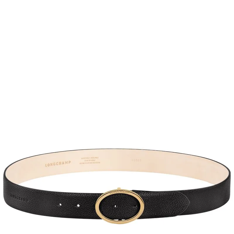 Le Foulonné Ladies' belt Black - Leather