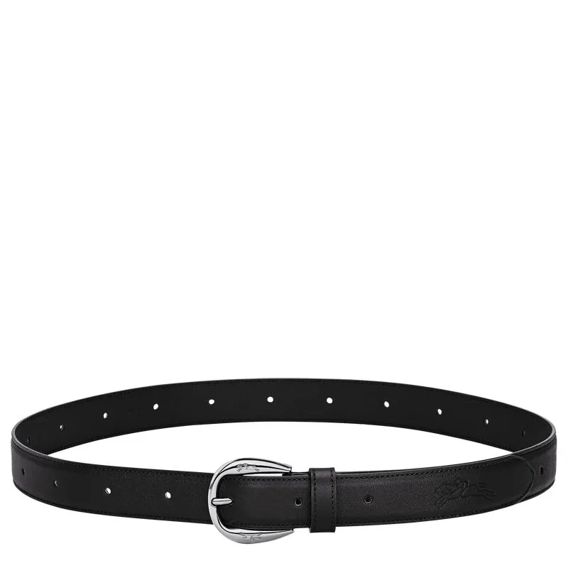 Le Pliage Xtra Ladies' belt Black - Leather