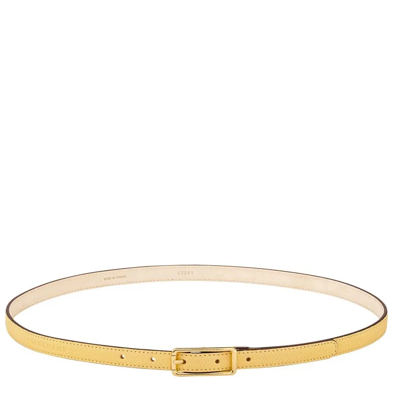 Épure Ladies' belt Yellow Chick - Leather