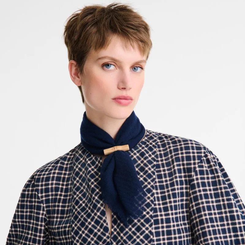 L'Hiver en douceur Stole Navy - OTHER