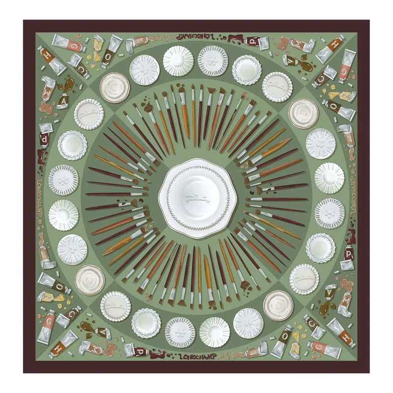 Palette d'Artiste Silk scarf 70 Ebony - OTHER