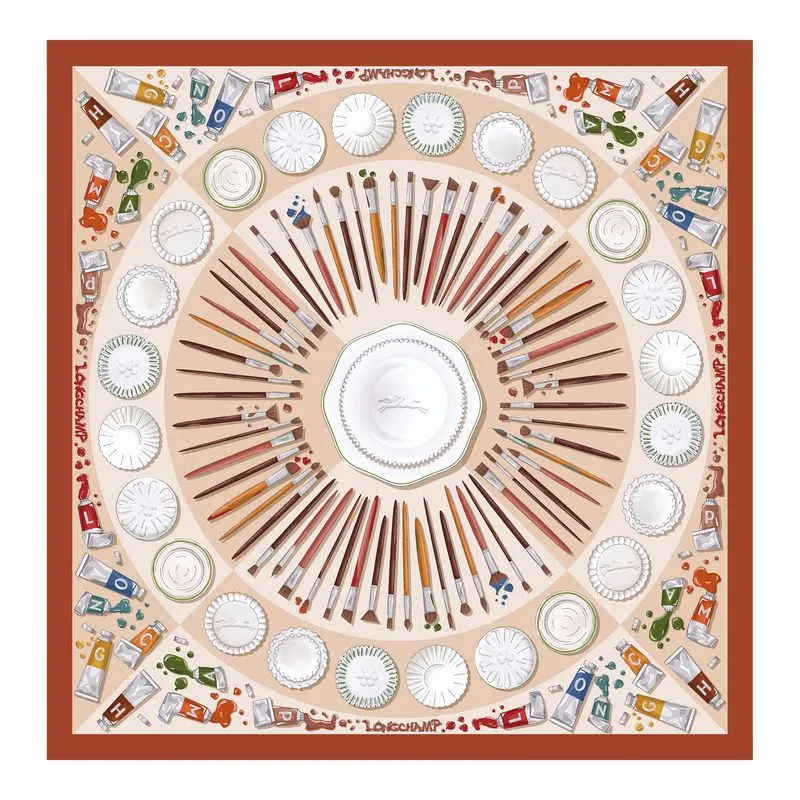 Palette d'Artiste Silk scarf 70 Cashew - OTHER